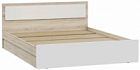  Кровать Мартина Дуб сонома/Белый глянец 200x160 см